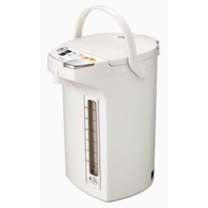 ピーコック 電動給湯ポット（カルキとばし） 4.0L 白いこと WMJ-40-W Peacock [WMJ40W]