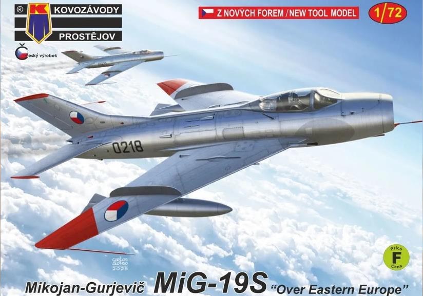 KPモデル 1/72 MiG-19S 「東ヨーロッパ上空」【KPM0496】 プラモデル