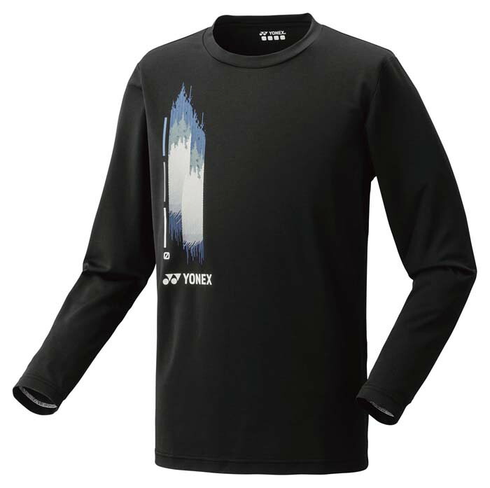 ヨネックス ユニセックス ロングスリーブTシャツ（ブラック・サイズ：M） YO-16805-007-M YONEX
