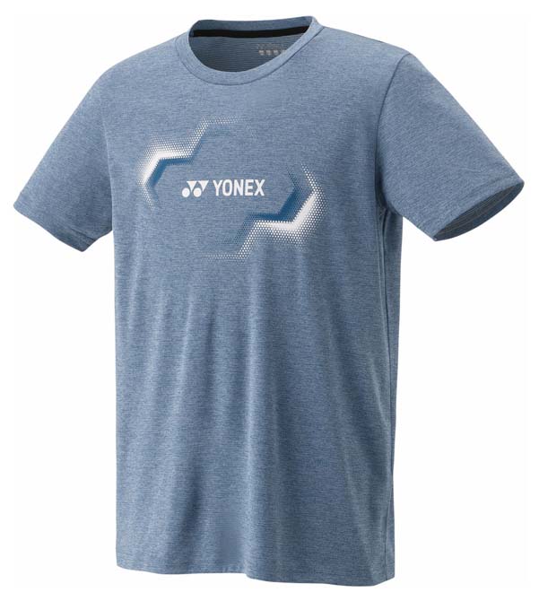 ヨネックス ユニセックス ドライTシャツ（フィットスタイル）（フェルトブルー・サイズ：S） YO-16806-590-S YONEX
