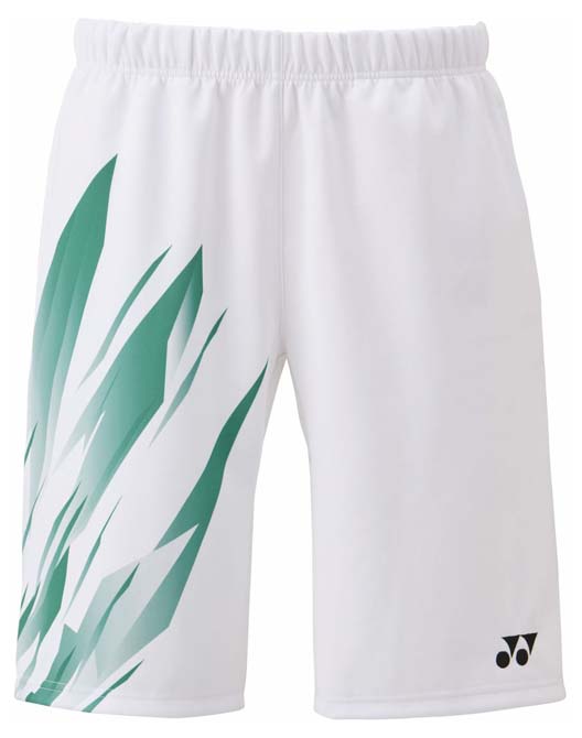 ヨネックス メンズ ニットハーフパンツ（ホワイト・サイズ：L） YO-15222-011-L YONEX