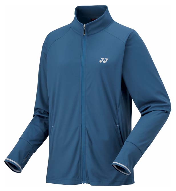 ヨネックス レディース ニットウォームアップシャツ（ティールブルー・サイズ：S） YO-57087-817-S YONEX
