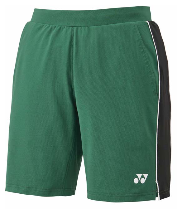 ヨネックス ユニセックス ニットハーフパンツ（ダークグリーン・サイズ：O） YO-15199-031-O YONEX