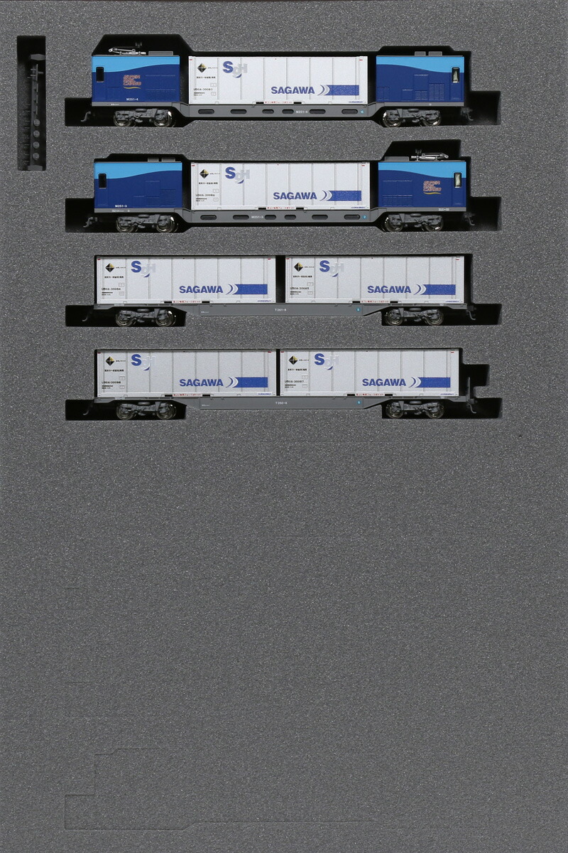 ［鉄道模型］カトー 【再生産】(Nゲージ) 10-1722 M250系 スーパーレールカーゴ(U50Aコンテナ積載) 増結セットA(4両)