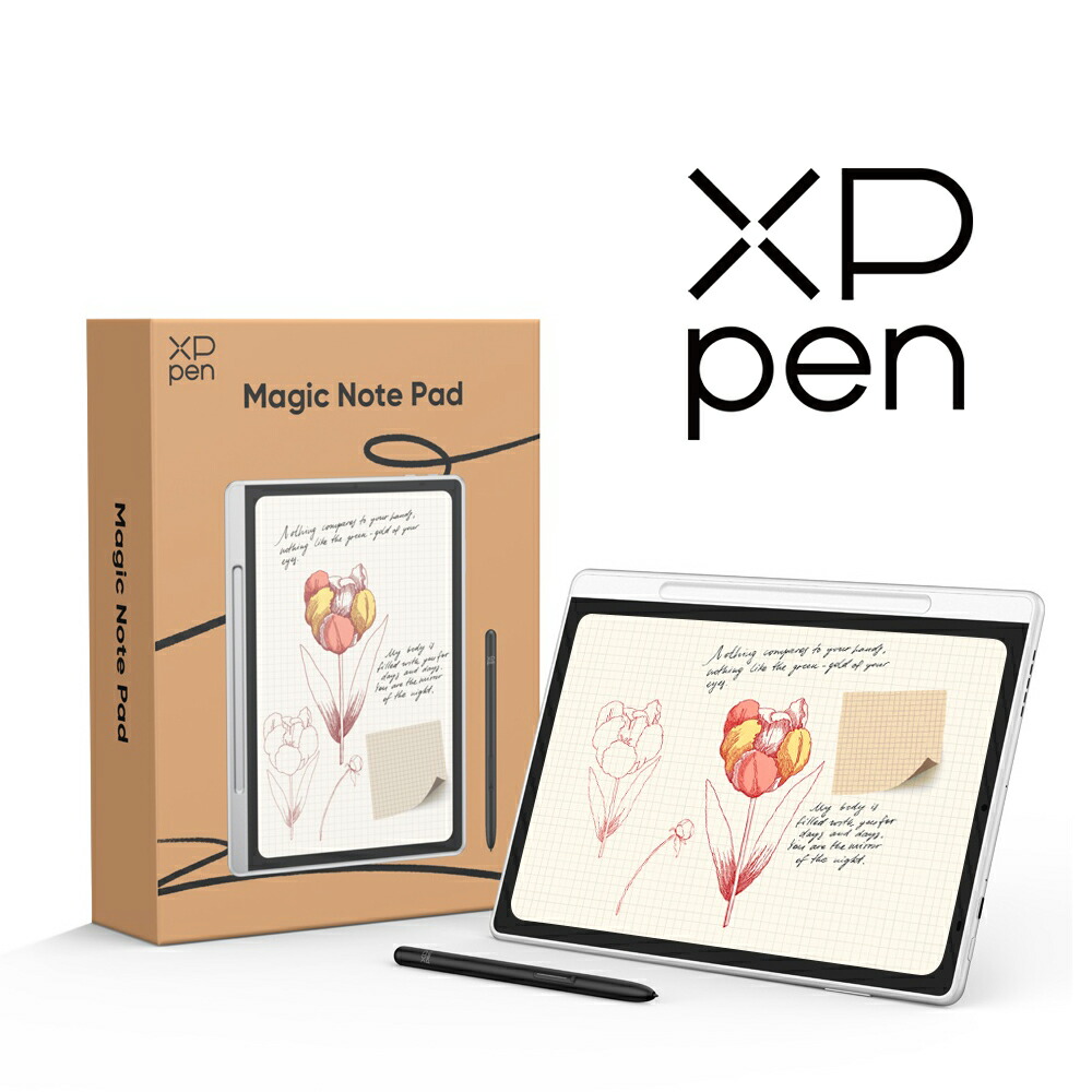 XP-PEN Magic Note Pad（しろがね色白いこと）  MNP01_JP