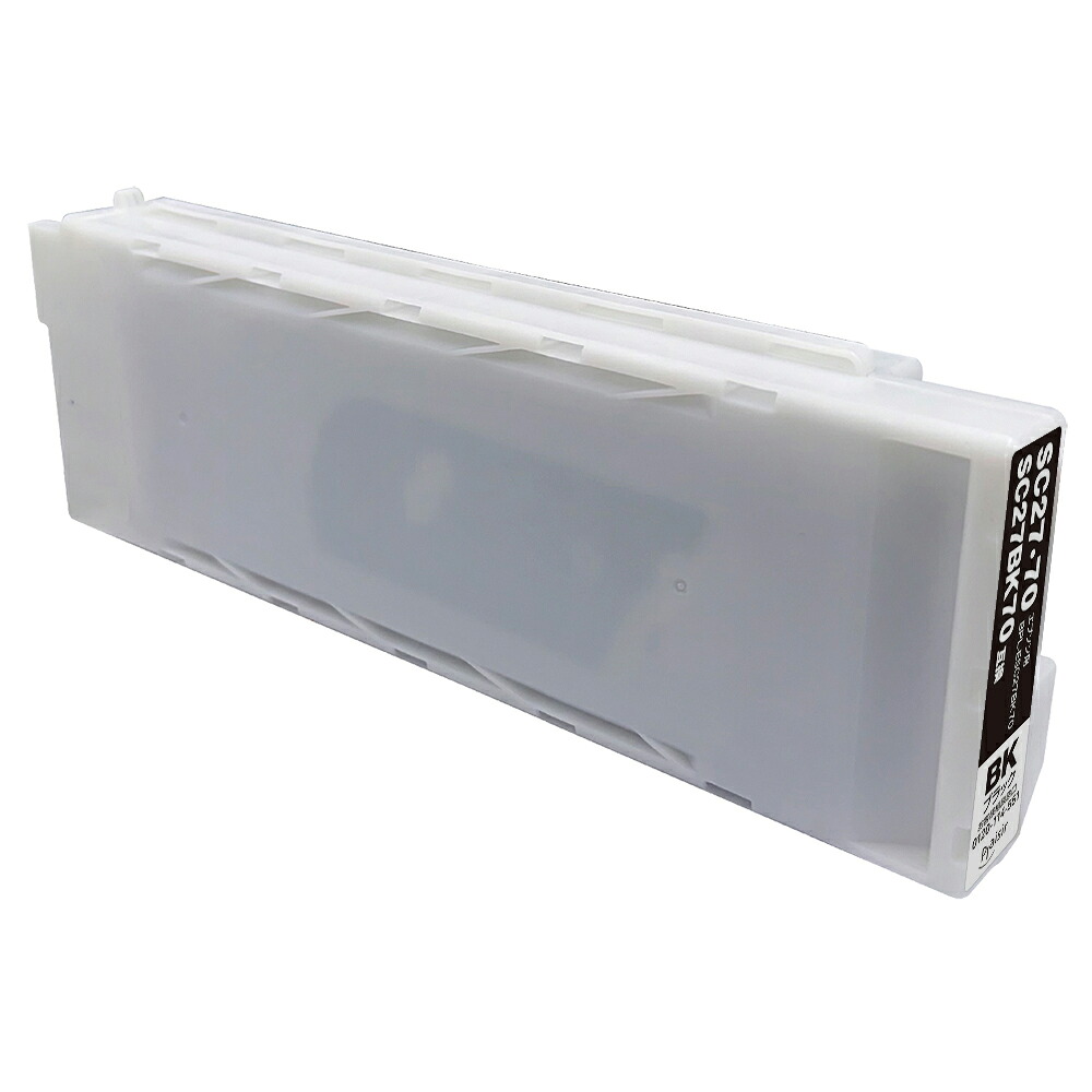 プレジール ［エプソン SC27BK70 互換］インクカートリッジ（ブラック） Plaisir BPL-ESC27BK70｜Joshin web 家電とPCの大型専門店