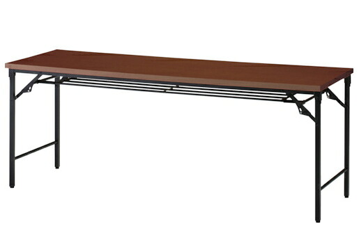 トラスコ中山 折りたたみ話し合い速見表 1500X450XH700 棚板付・ウォール中毒者[他商いものと斉しく買いもとめる不可]製造業者直送品(沖縄県・離島お届け客体外) TSTT-1545-WN  [TSTT1545WN] インテリア・寝具・収納-テーブル-その他