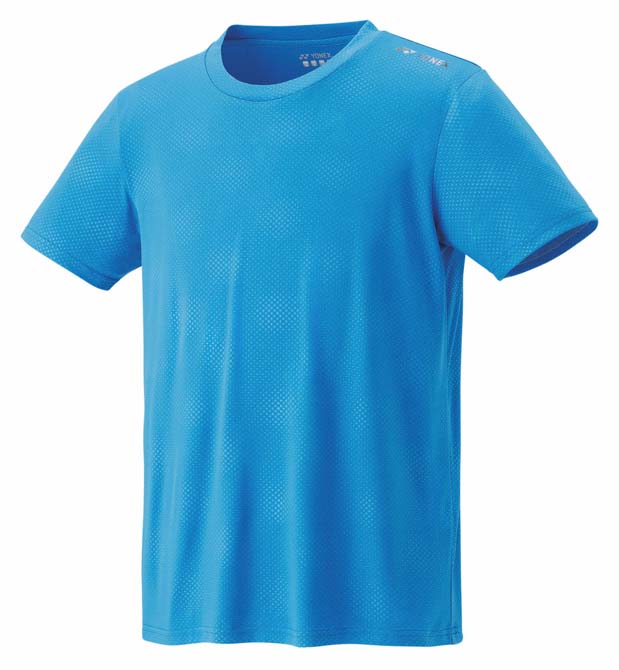 ヨネックス ユニセックス ドライTシャツ（フィットスタイル）（スカイブルー・サイズ：L） YO-16808-018-L YONEX