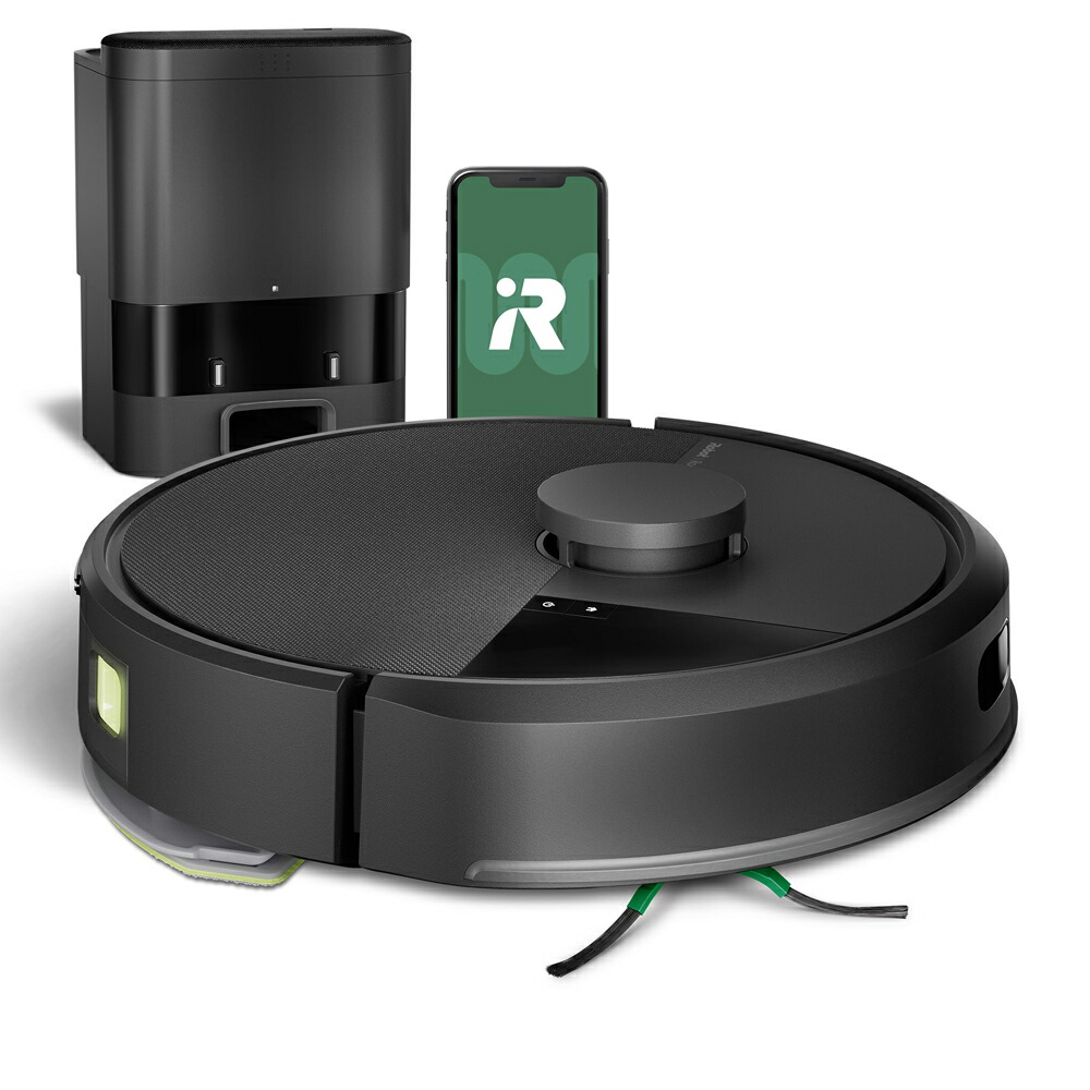 iRobot ロボット掃除機(ブラック) ルンバ105コンボAE(B) アイロボット　ルンバ　Roomba 105　ComboRobot+AutoEmpty 充電ステーション [ルンバ105コンボAEB]