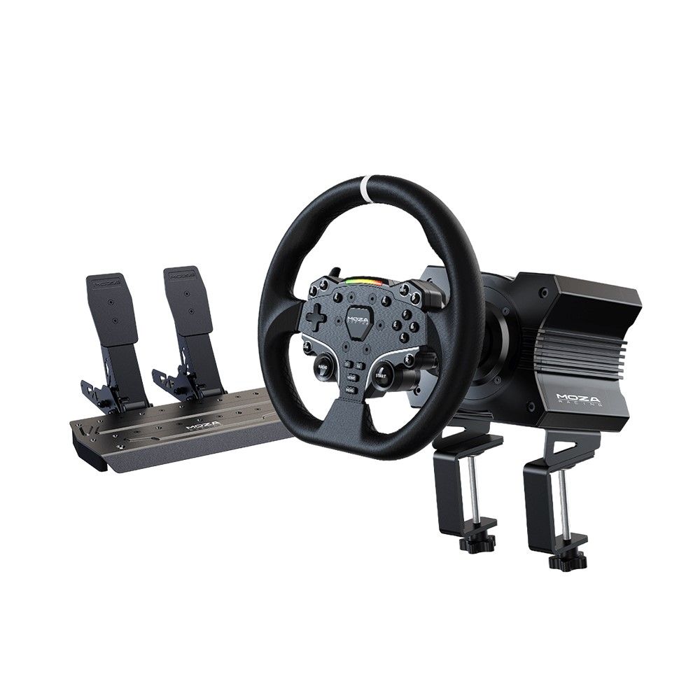 MOZA Racing MOZA PC用 ハンドルコントローラーセット　MOZA R5 Bundle for PC MOZAR5BUNDLEFORPC｜Joshin web 家電とPCの大型専門店