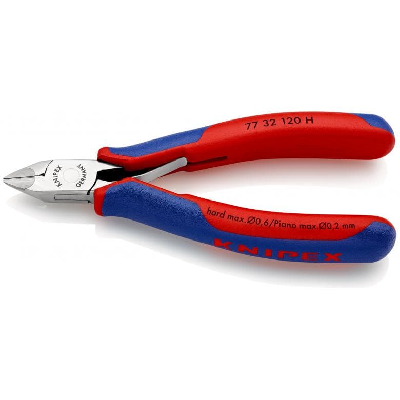 クニペックス 超硬刃エレクトロニクスニッパー　120mm 77 32 120 H KNIPEX