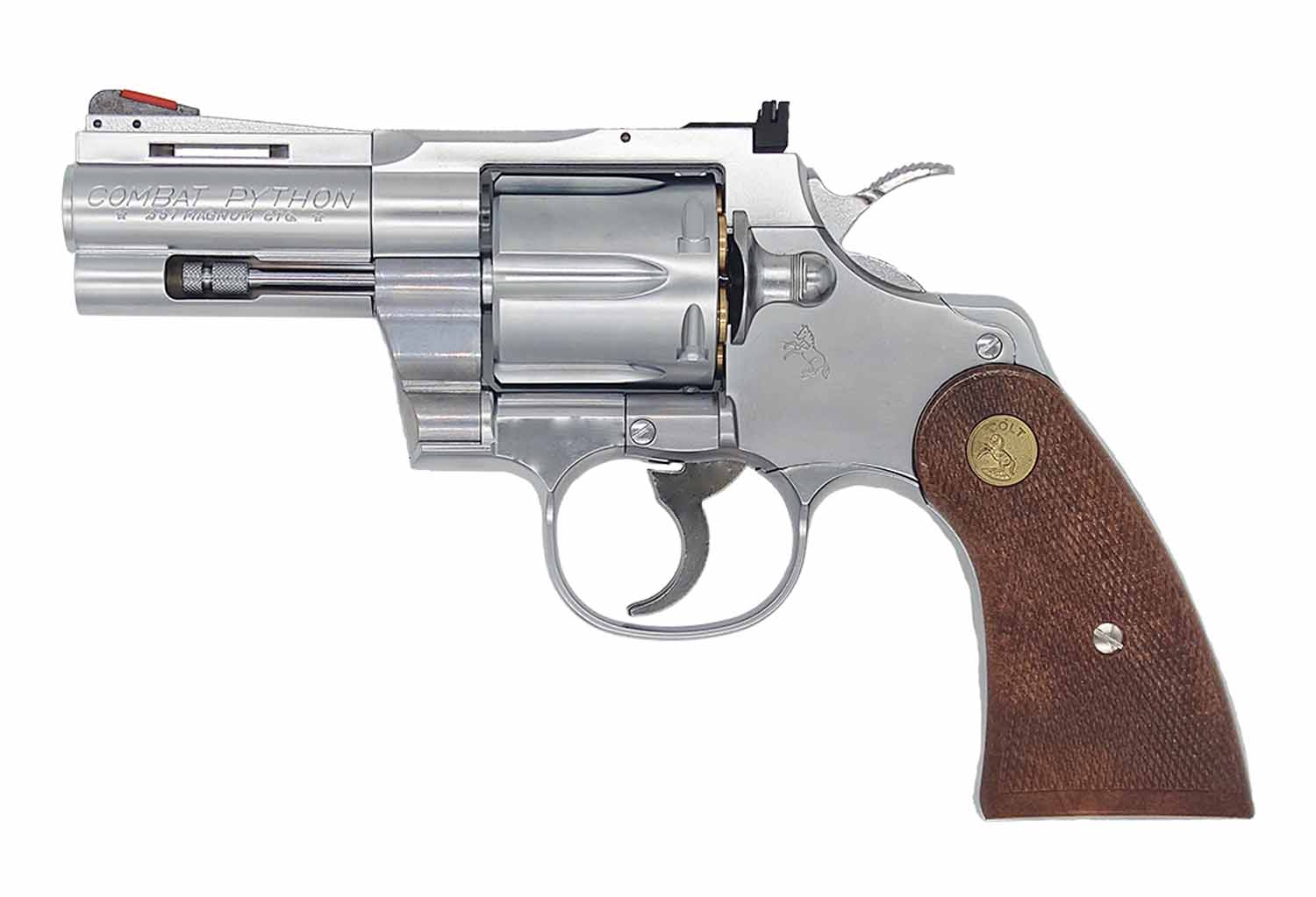 タナカワークス Colt Python .357Magnum 3inch R-model Stainless Finish モデルガン