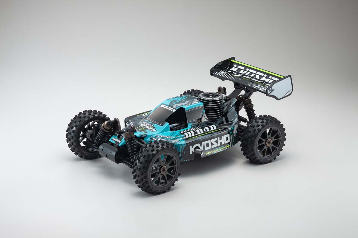京商 1/8 21エンジン 4WD レーシングバギー インファーノ NEO 4.0 カラータイプ2 (グリーン)【33029T2】 ラジコン