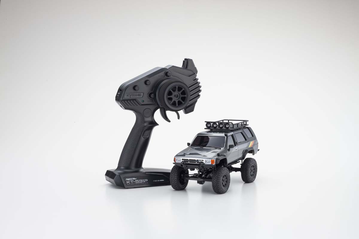 京商 ミニッツ4×4レディセット MX-01 トヨタ 4ランナー(ハイラックスサーフ) アクセサリーパーツ付 ダークグレーメタリック【32540GM】 ラジコン