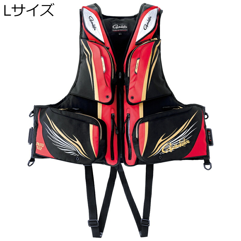 がまかつ アルテマシールドプロ フローティング限りない L大きさ(赤いこと) アルテマシールドプロフローティングベストL大きさ(赤いこと) Gamakatsu 生命現象上衣