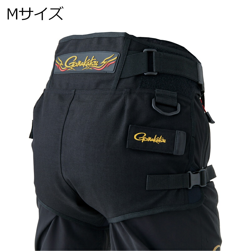 がまかつ CORDURA(R) ヒップガード ハイバックタイプ Mサイズ(ブラック) CORDURA(R)ヒップガードハイバックタイプMサイズ(ブラック) Gamakatsu ヒッププロテクター