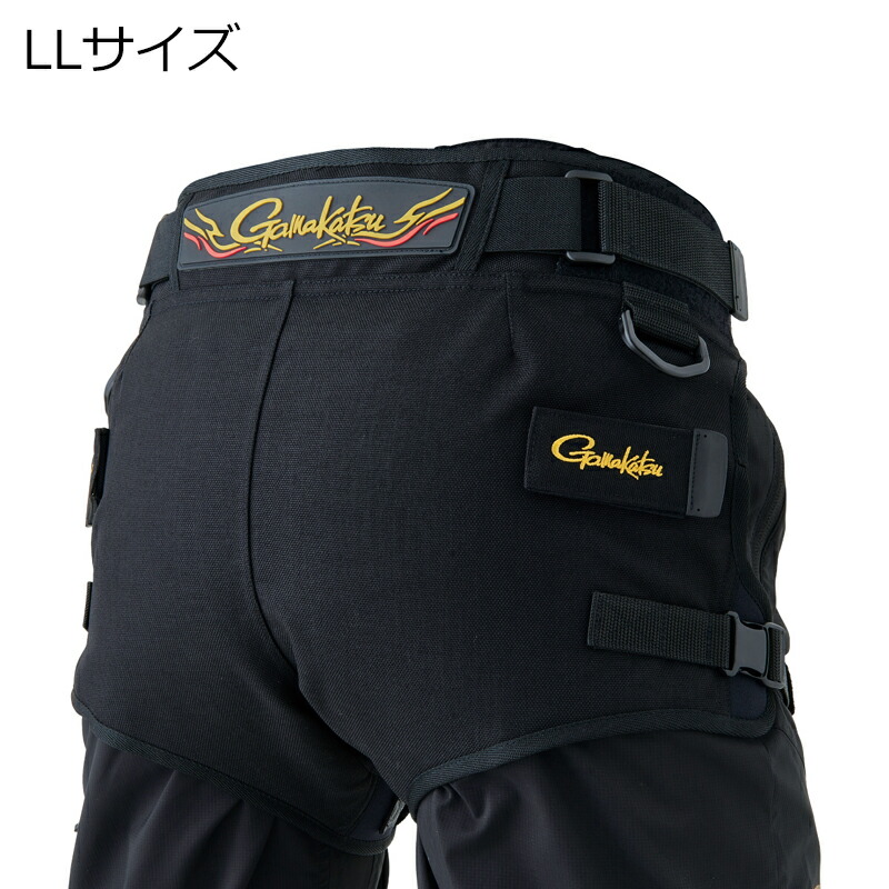 がまかつ CORDURA(R) ヒップガード ローバックタイプ LLサイズ(ブラック) CORDURA(R)ヒップガードローバックタイプLLサイズ(ブラック) Gamakatsu ヒッププロテクター