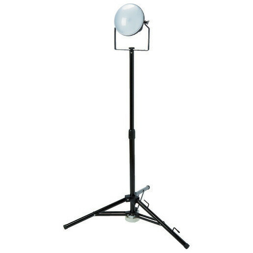 トラスコ中山 LED投光器 DELKURO 三脚タイプ 1灯 50W 5m アース付 2芯3芯両用タイプ RTLE-505EP-SK TRUSCO