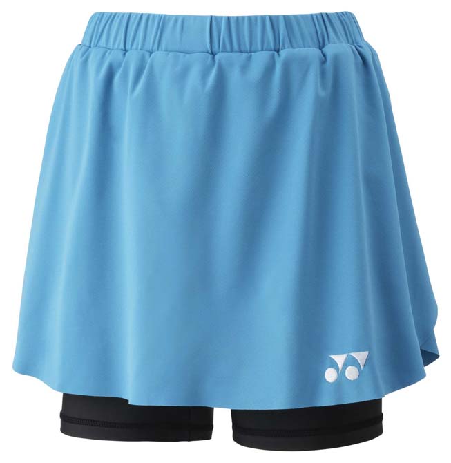 ヨネックス レディース スコート（下穿きスパッツ付）（セルリアンブルー・サイズ：L） YO-26181-449-L YONEX