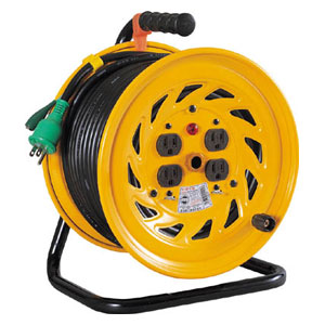 日動工業 電工ドラム　標準型100Vドラム　アース付　30m NFE34