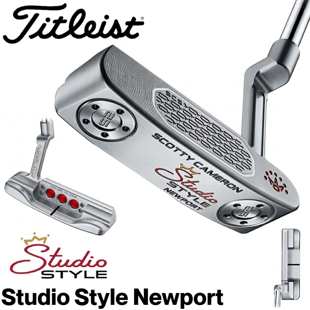 タイトリスト スコッティ・キャメロン 制作室表現スタイル Newport パター(33in) 753RA33J Titleist ゴルフ ゴルフ野球クラブ