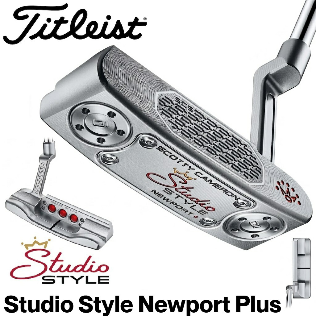 タイトリスト スコッティ・キャメロン 制作室表現スタイル Newport Plus パター(34in) 753RB34J Titleist ゴルフ ゴルフ野球クラブ