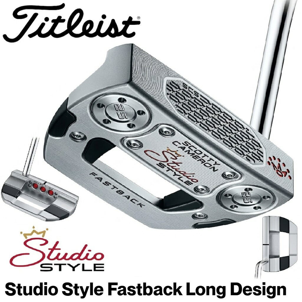 タイトリスト スコッティ・キャメロン 制作室表現スタイル Fastback Long Design パター(38in) 754RF38J Titleist ゴルフ ゴルフ野球クラブ