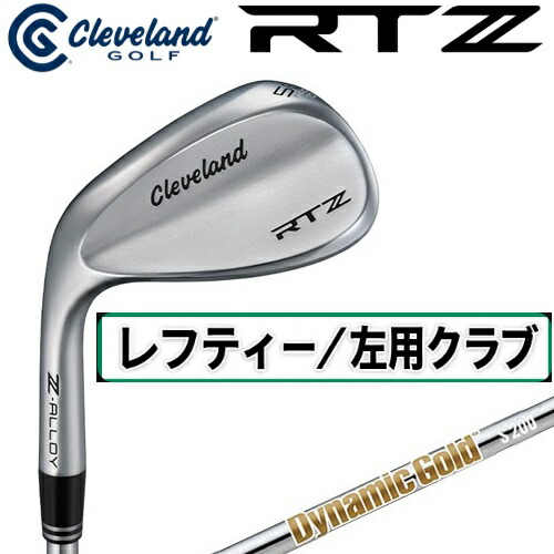 ダンロップ　クリーブランド RTZ ツアーサテン ウエッジ 左用 ロフト角：58°(ダイナミックゴールド シャフト・S200) RTZLH-TS-DG-58M10-S2 Cleveland Golf レフテイ ゴルフ ゴルフクラブ ウェッジ