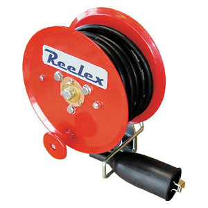 中発販売 アースリール　5.5SQ×10m　50Aアースクリップ付 ER810M Reelex