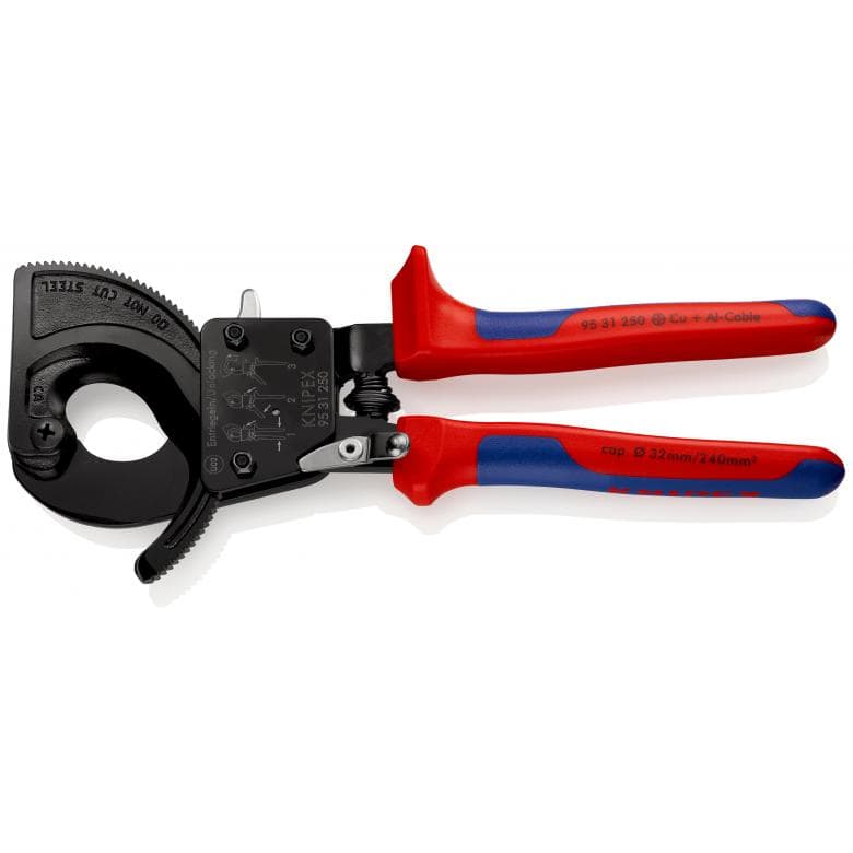 クニペックス ラチェットケーブルカッター 250粍 95 31 250 KNIPEX