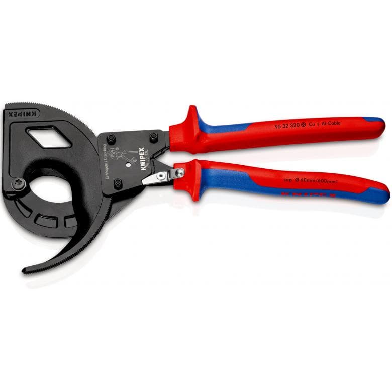 クニペックス ラチェットケーブルカッター 320粍 95 32 320 KNIPEX