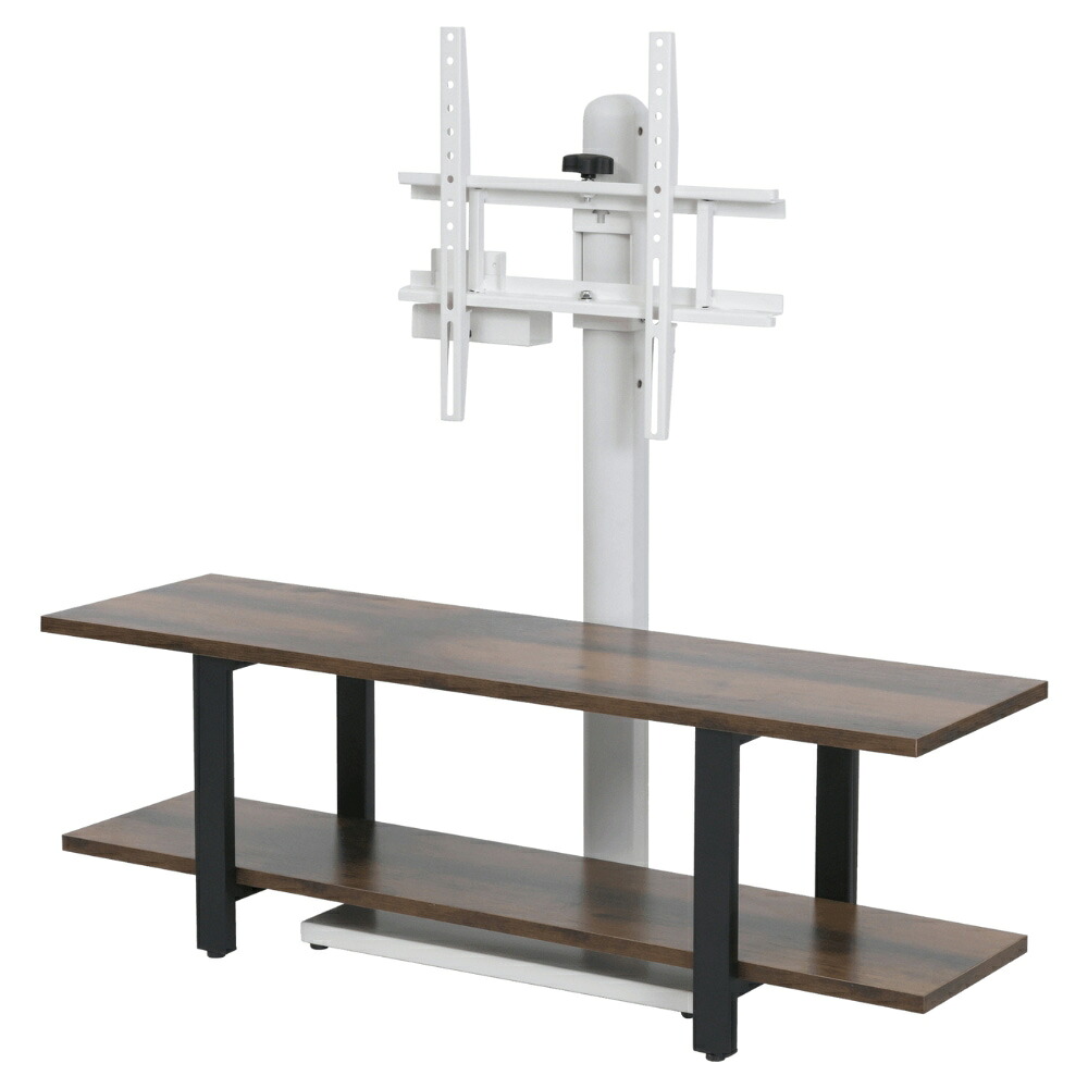 JK-PLAN(ジェイケイ・プラン) テレビスタンド ラックセット 幅105×奥行30×高さ35(BRWH) KKS-0021SET-BRWH|Joshin web 家電とPCの大型専門店