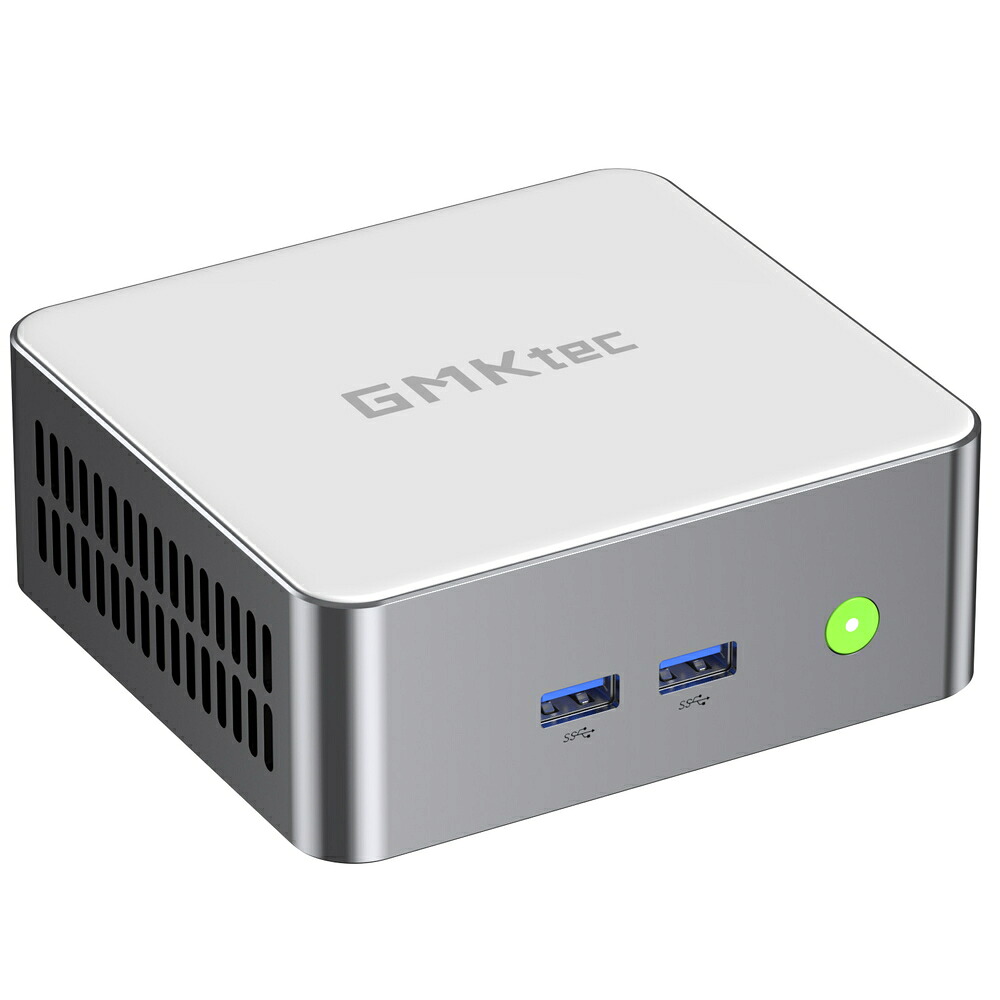 GMKtec｜ジーエムケーテック 超小型 勉強机とっ始めマイコン NucBox M3(Windows 11 Pro/Core i5 12450H/記憶装置 16GB/SSD 512GB/VESA) ミニマイコン GMK-M3-16/512-W11Pro(12450H) デスクトップPC-パソコン