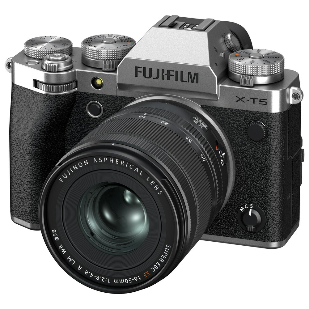 富士フイルム ミラーレス一眼カメラ「FUJIFILM X-T5」XF16-50mmレンズキット（シルバー）（日本語･英語版） FX-T5LK-1650S_JP FUJIFILM