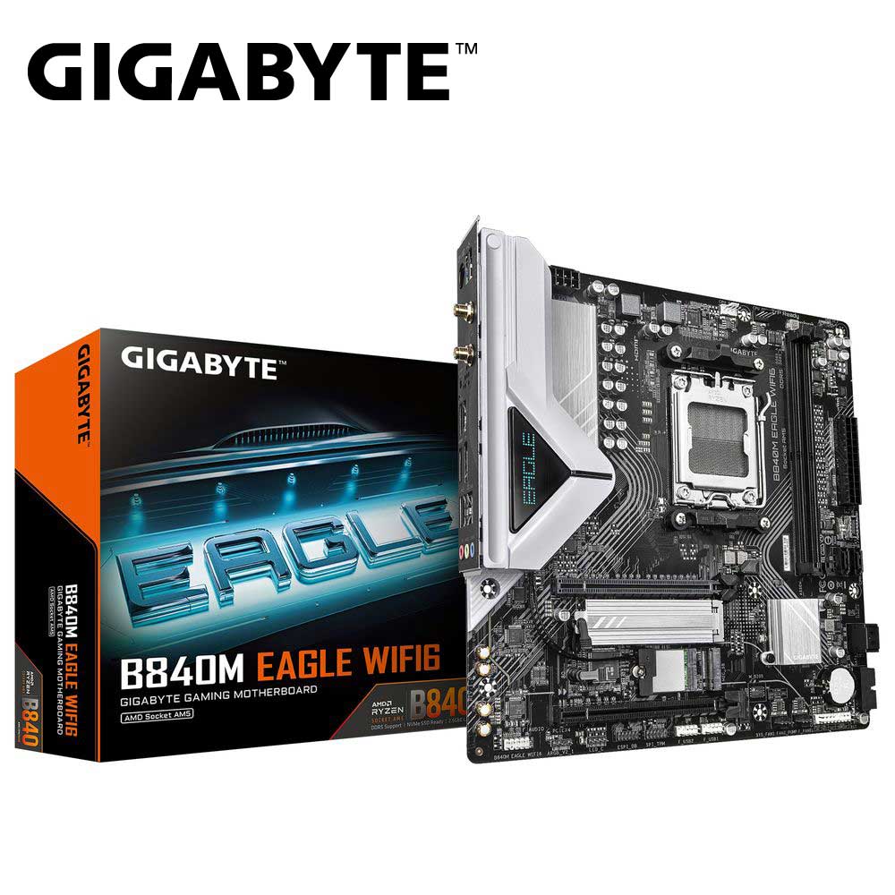 GIGABYTE｜ギガバイト GIGABYTE B840M EAGLE WIFI6 マザーボード（ブラック） B840MEAGLEWIFI6