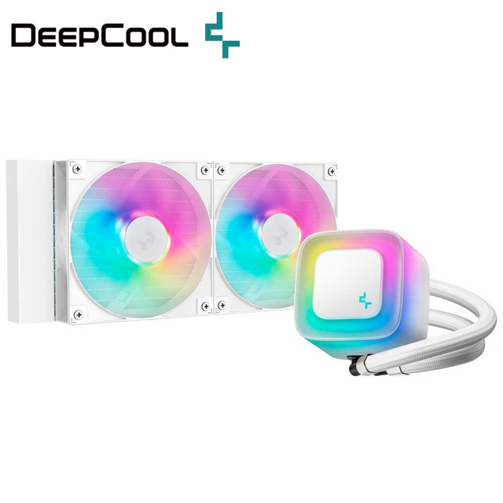 DeepCool|ディープクール 水冷一体型CPUクーラー LE240 WH V2(ホワイト) R-LE240-WHAMMN-G-2|Joshin web 家電とPCの大型専門店