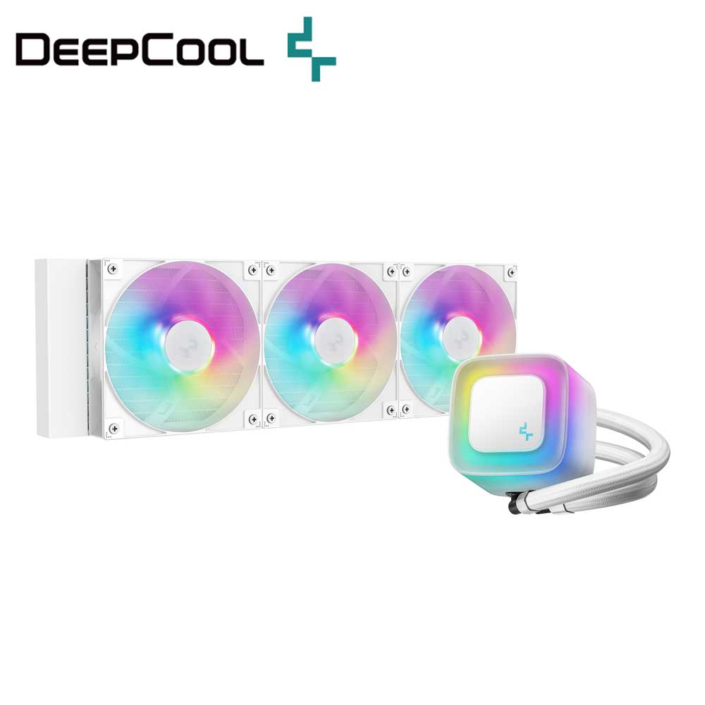 DeepCool｜ディープクール 水冷一体型中央処理装置冷房装置 LE360 WH V2（白いこと）  R-LE360-WHAMMN-G-2