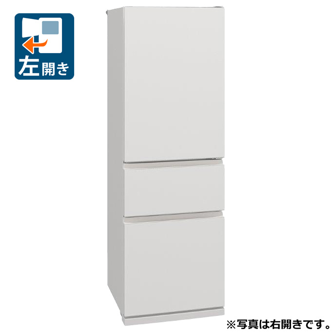 （標準尺度据え付ける料込_Aｴﾘｱのみ）三菱 365L 3部屋の入り口電気冷蔵庫（マットリネンホワイト）【左くい違い】 MR-CX37ML-W MITSUBISHI [MRCX37MLW]