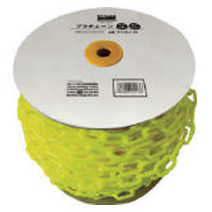 トラスコ中山 プラチェーン　6MMX50M（蛍光イエロー） TPC6LY50