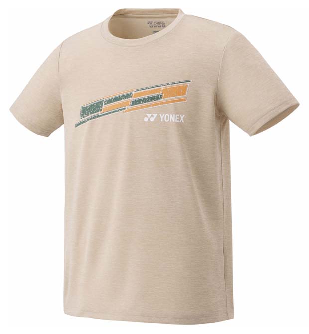 ヨネックス ユニセックス ドライTシャツ（フィットスタイル）（グレージュ・サイズ：M） YO-16810-796-M YONEX