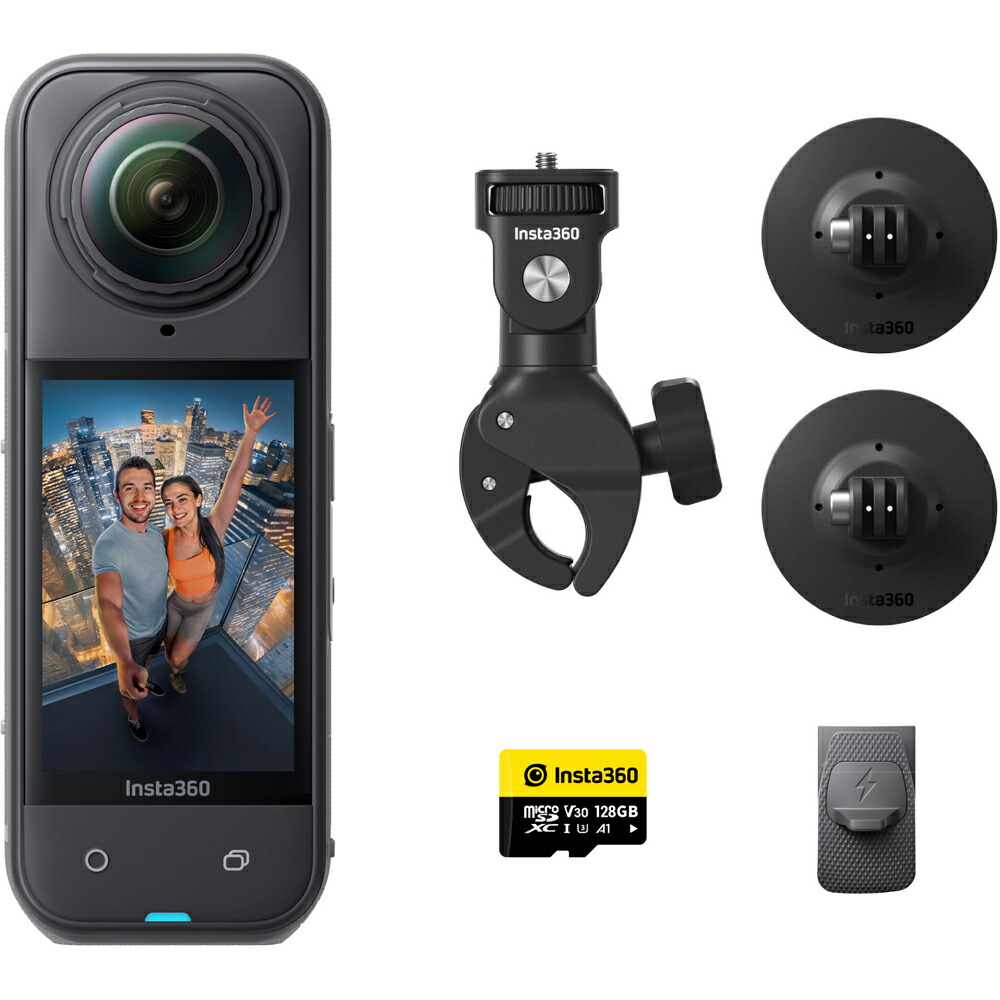 Insta360 動き写真器「Insta360 X5」自動二輪車一揃いの道具 CINSAAHA-X502 Motorcycle Bundle