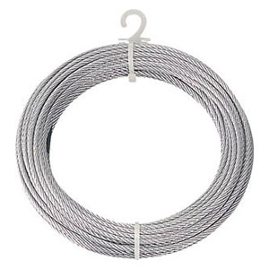 トラスコ中山 メッキ付ワイヤーロープ　Φ9mmX30m CWM9S30