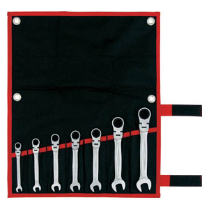TONE 首振ラチェットめがねレンチセット 7pcs RMF700 トネ