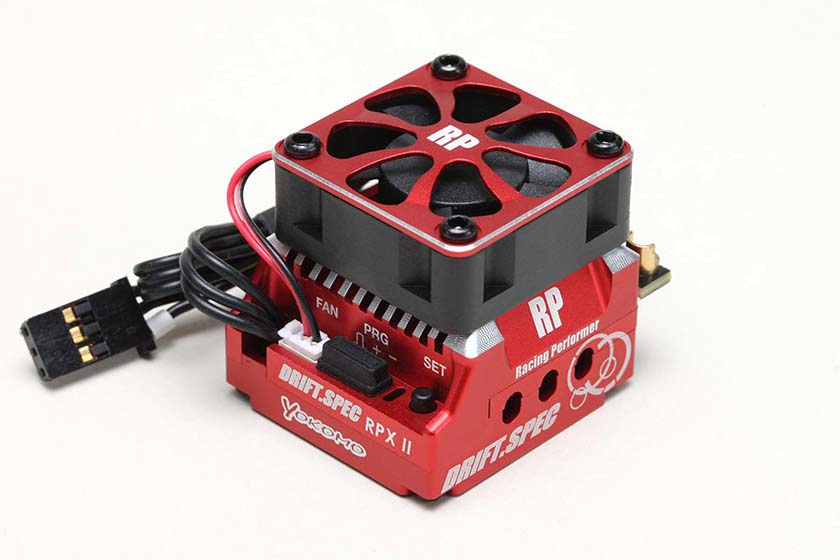 ヨコモ レーシングパフォーマー RPX-II ドリフトスペック スピードコントローラー(レッドバージョン)【BL-RPX2DR】 ラジコンパーツ