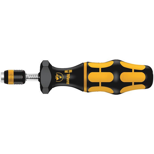Wera SERIES 7400 ESD静電対策 プリセット型トルクドライバー(1.2-3.0 NM)ラピダプタークイックリリースチャック付き 074731 05074731001