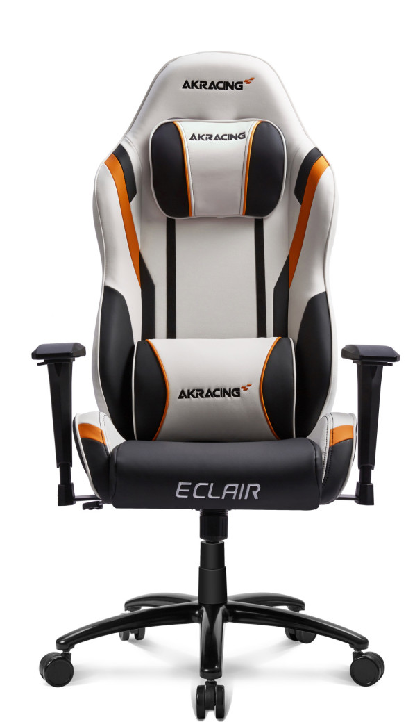 AKRacing（エーケーレーシング） ゲーミングチェア（オレンジ） Eclair(エクレール)シリーズ AKR-ECLAIR-ORANGE [AKRECLAIRORANGE]｜Joshin web 家電とPCの大型専門店