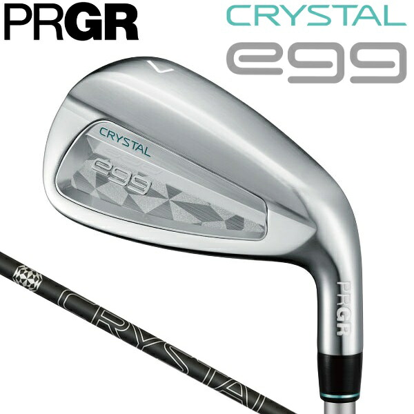 プロギア CRYSTAL egg アイアン(Ladies'） #6(クリスタル シャフト・フレックス：L) GSR2606 PRGR ゴルフ ゴルフクラブ レディース