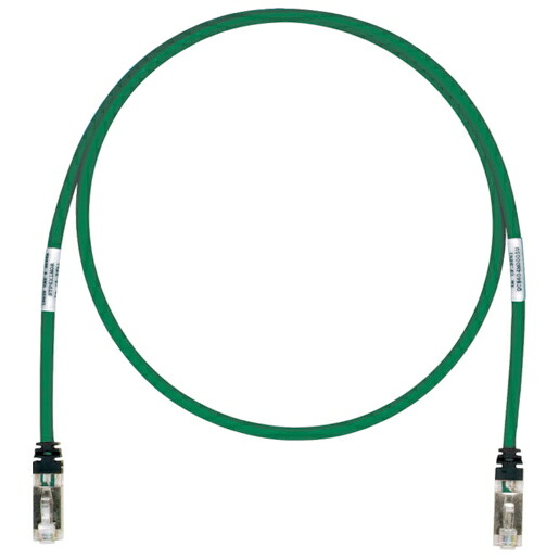 パンドウイットコーポレーション CAT6A・CAT6　シールドパッチコード　40m　緑 STP6X40MGR