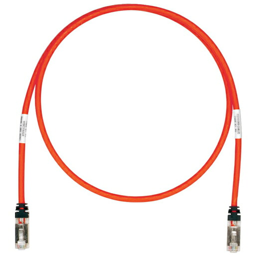 パンドウイットコーポレーション CAT6A・CAT6　シールドパッチコード　40m　赤 STP6X40MRD｜Joshin web 家電とPCの大型専門店