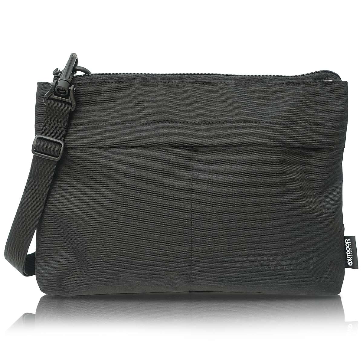 OUTDOOR PRODUCTS ソリッドスクエア サコッシュ（ブラック2(プリント)） 22409717-BLK2 アウトドアプロダクツ